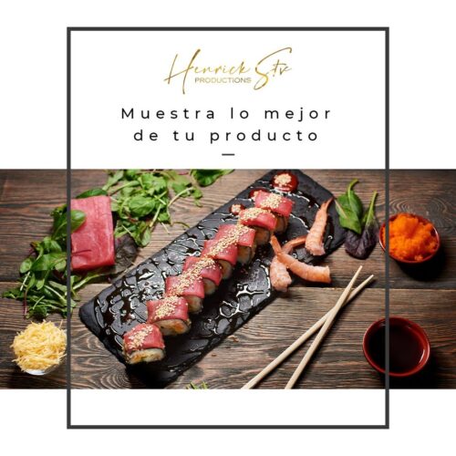 Fotografía de producto - sushi